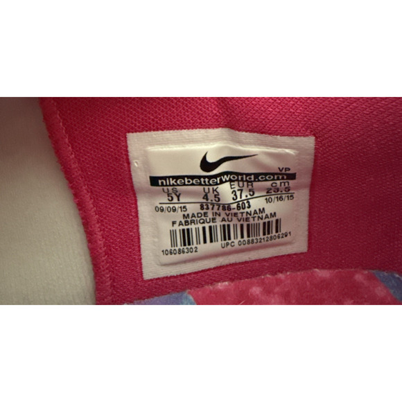 Nike KD 8 Aunt Pearl Pink Sneakers Basketball colorful Size 5 Y Amazing - Picture 9 of 10